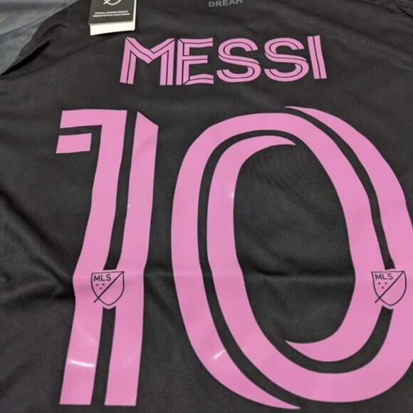 Messi #10 Inter Miami CF 25/26 Away Black Adidas Jersey - Picture 9 of 10